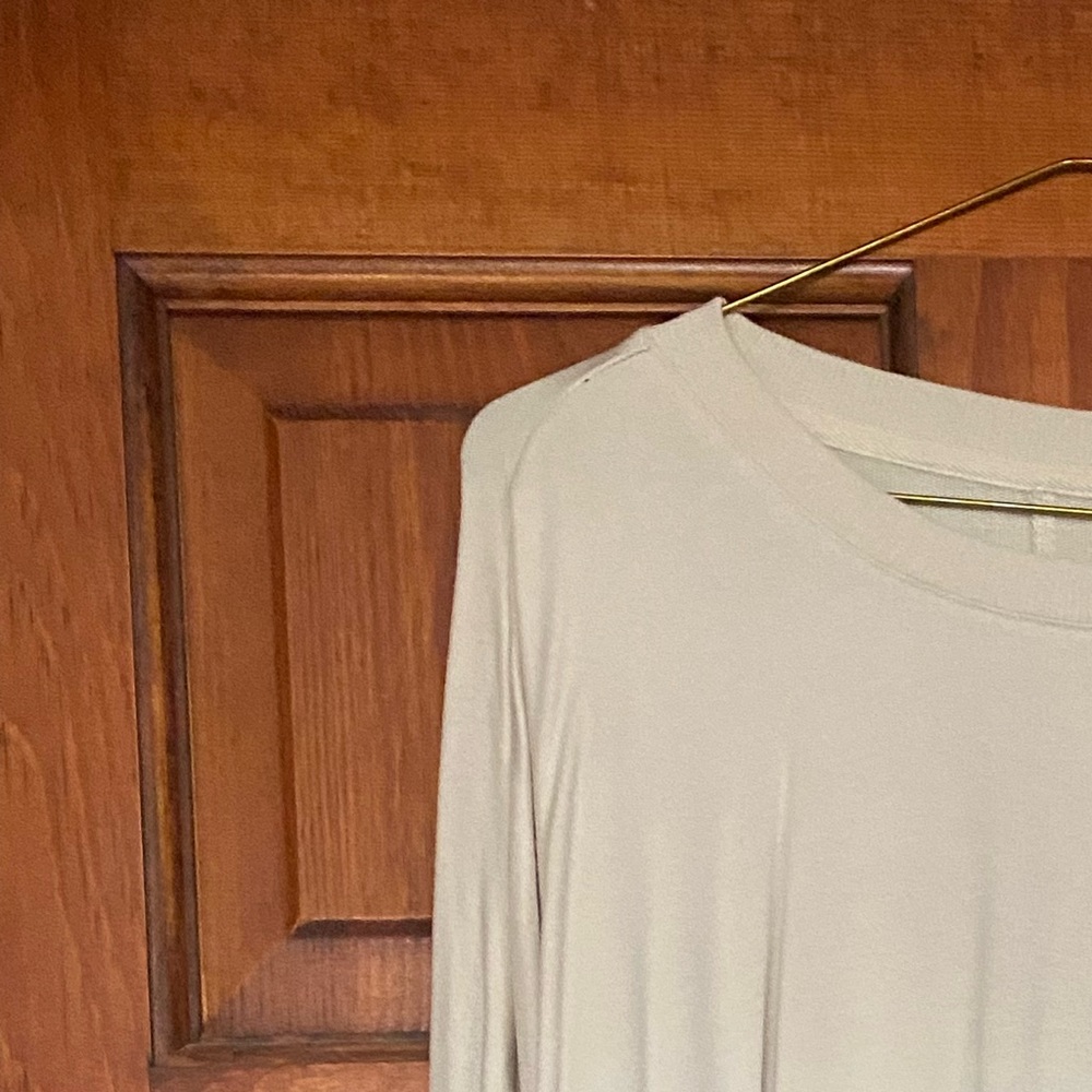 Women's Cream Long Sleeve Top